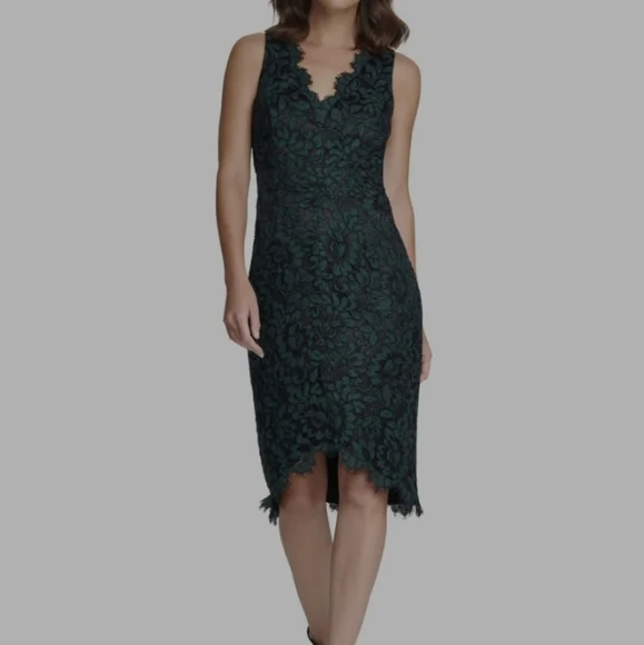 Eliza j tulip lace green dress Eliza j tulip lace green dress